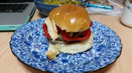 my own hand made burgers!